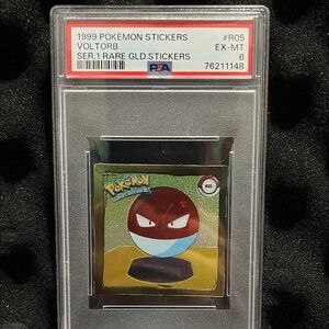 Pokemon Gold Voltorb Trading Card